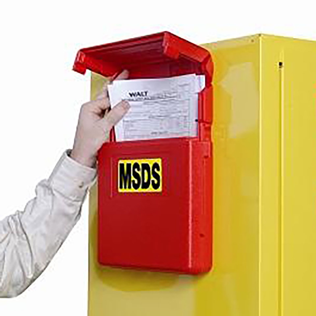 MSDS-P90 MSDS Document Storage - Large (Front) | SDS protection | SDS Storage | MSDS | Document Storage | Critical Document Info | Dustproof weatherproof waterproof SDS MSDS storage | Ecospill | Bris